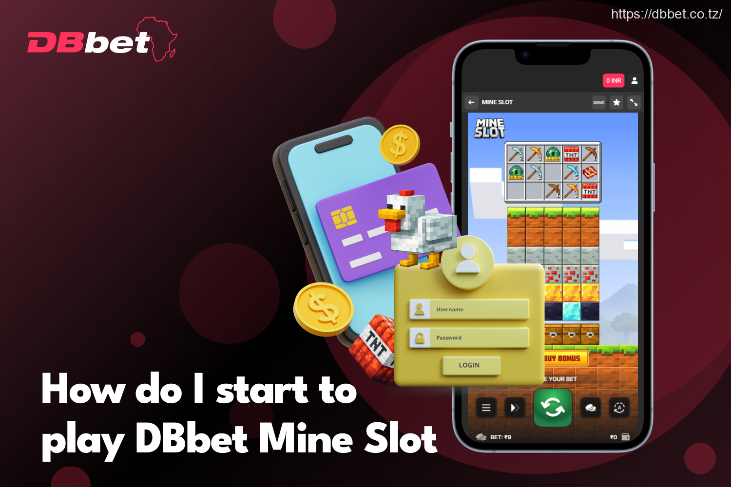 A simple guide to getting started with DBbet Mine Slot in Tanzania
